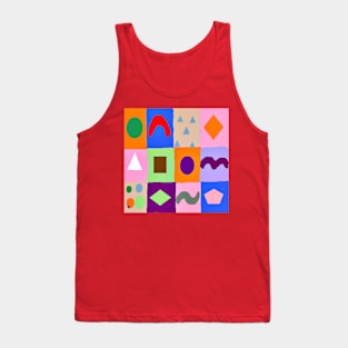 Kaleidoscope Pattern Tank Top